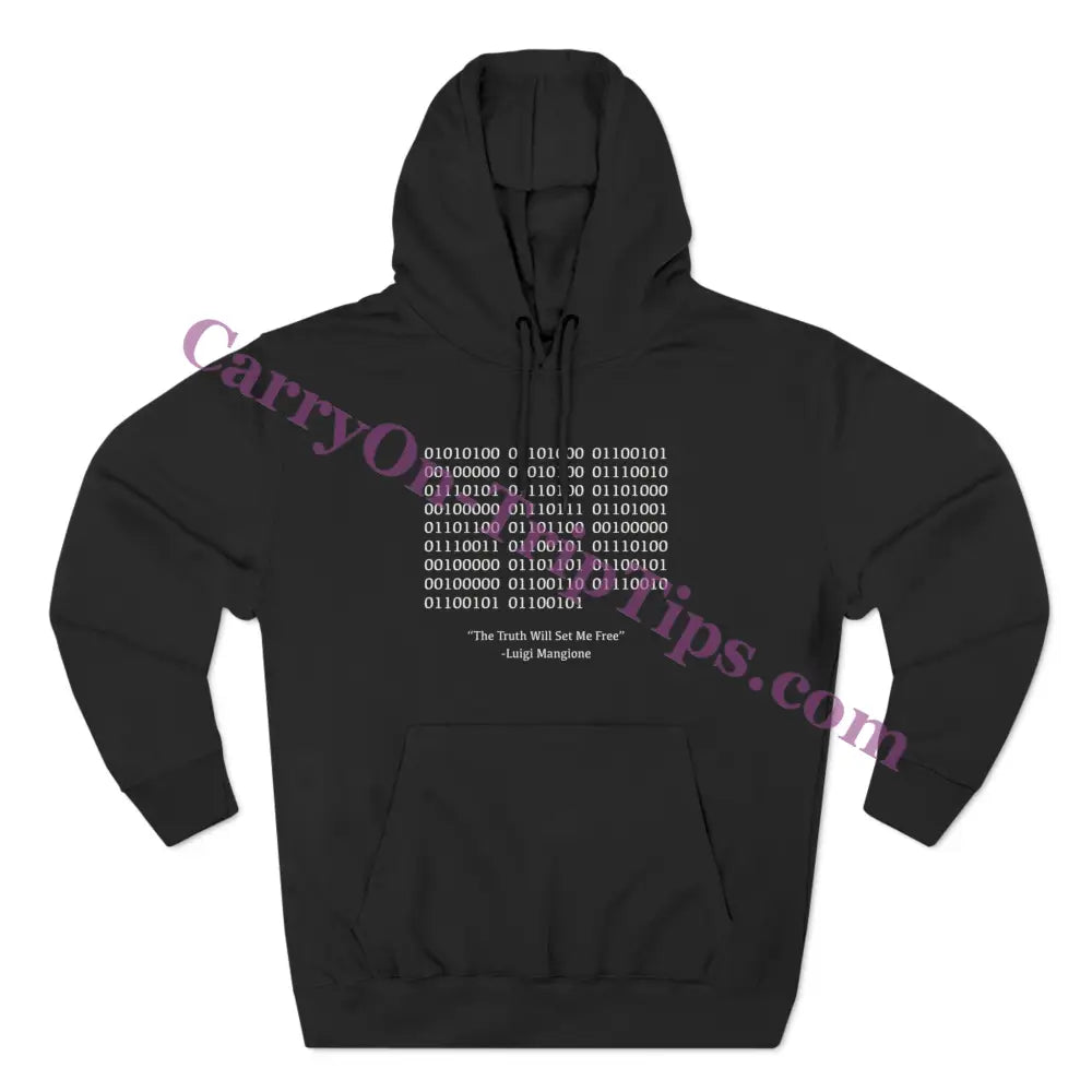 Binary - Fleece Hoodie S / Black