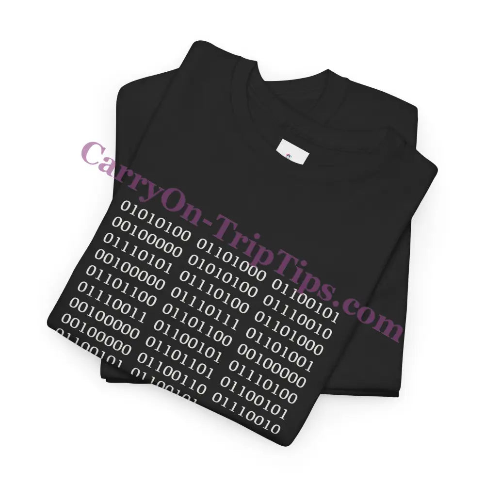 Binary - Unisex Heavy Cotton Tee T-Shirt