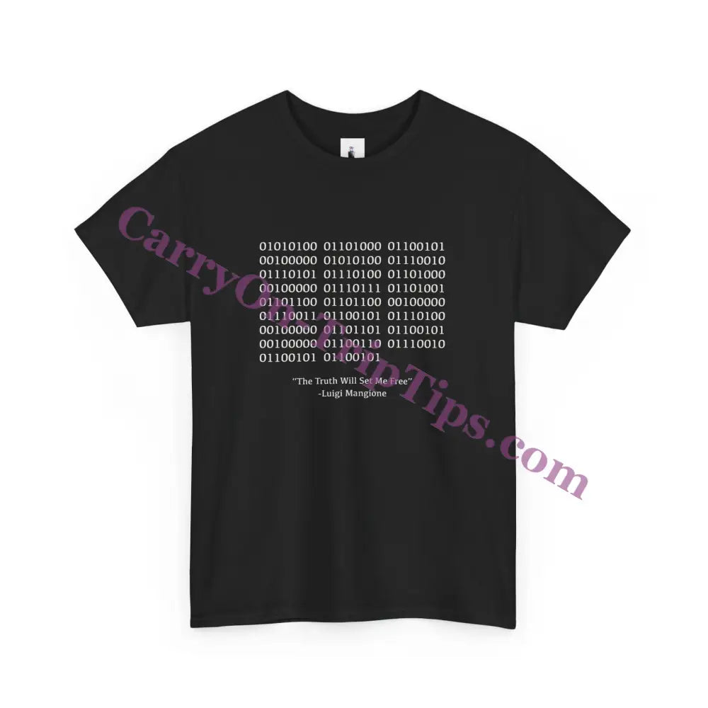 Binary - Unisex Heavy Cotton Tee T-Shirt