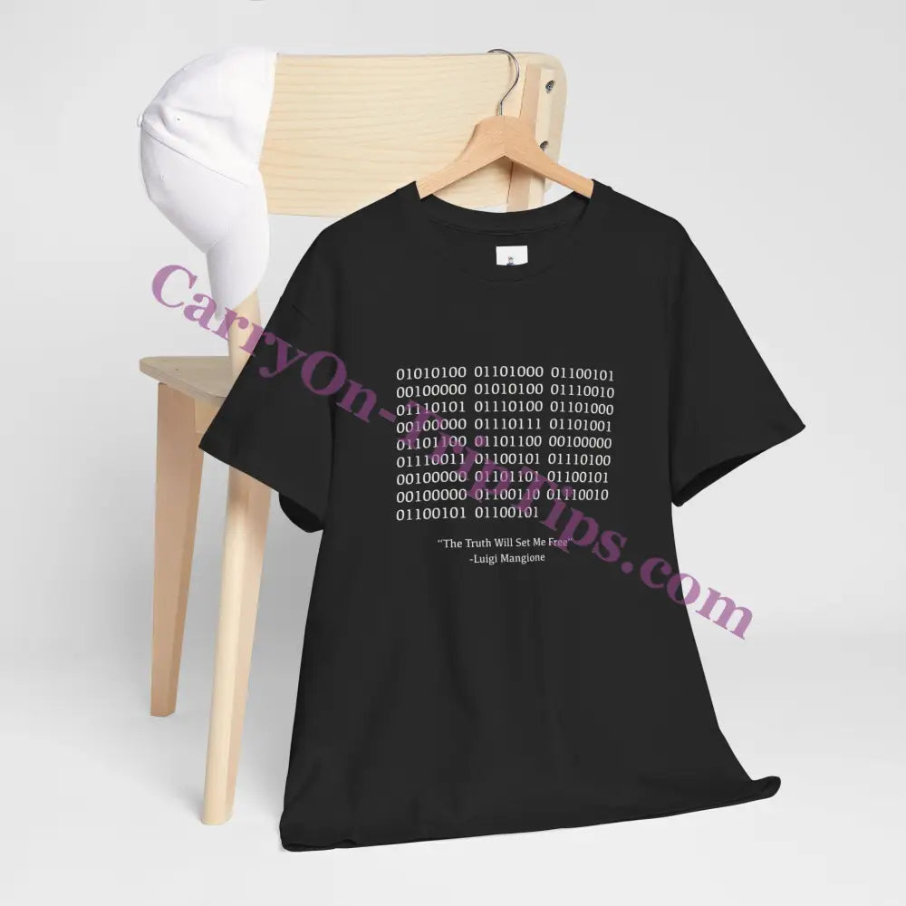 Binary - Unisex Heavy Cotton Tee T-Shirt