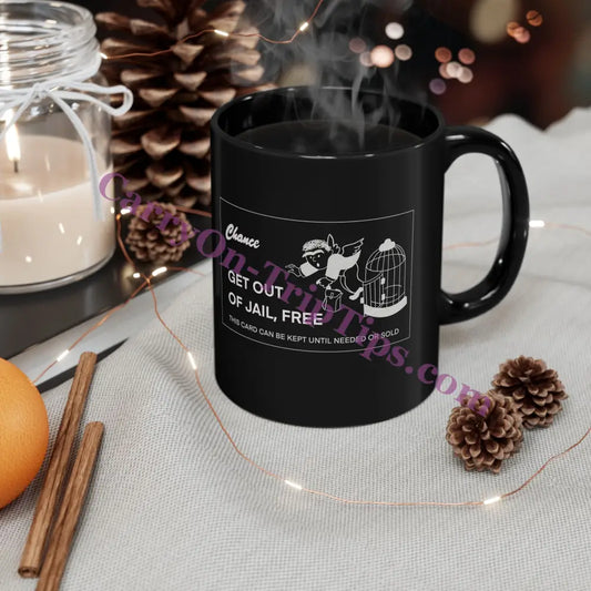 Get Outta Jail Free - Black Mug (11Oz 15Oz) 11Oz