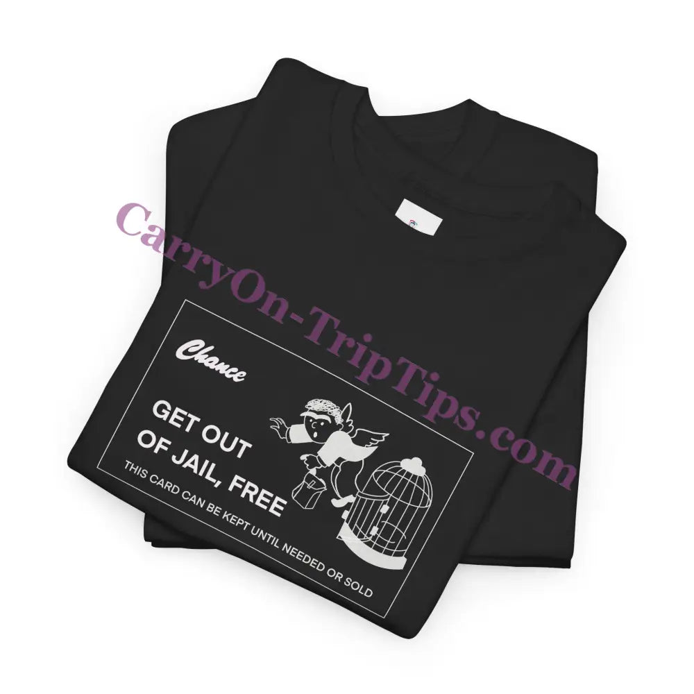 Get Outta Jail Free - Unisex Heavy Cotton Tee T-Shirt