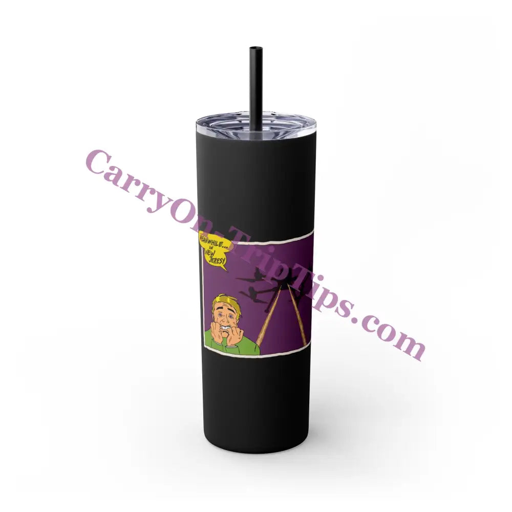 Meanwhile - Nj Skinny Tumbler With Straw 20Oz Matte / Black Mug