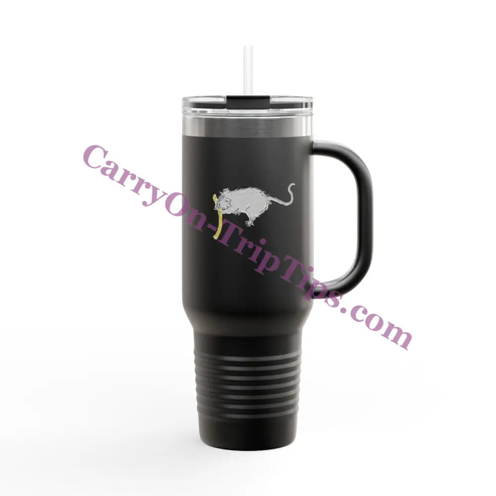 Rat N Fry Insulated Travel Mug 40Oz / Black