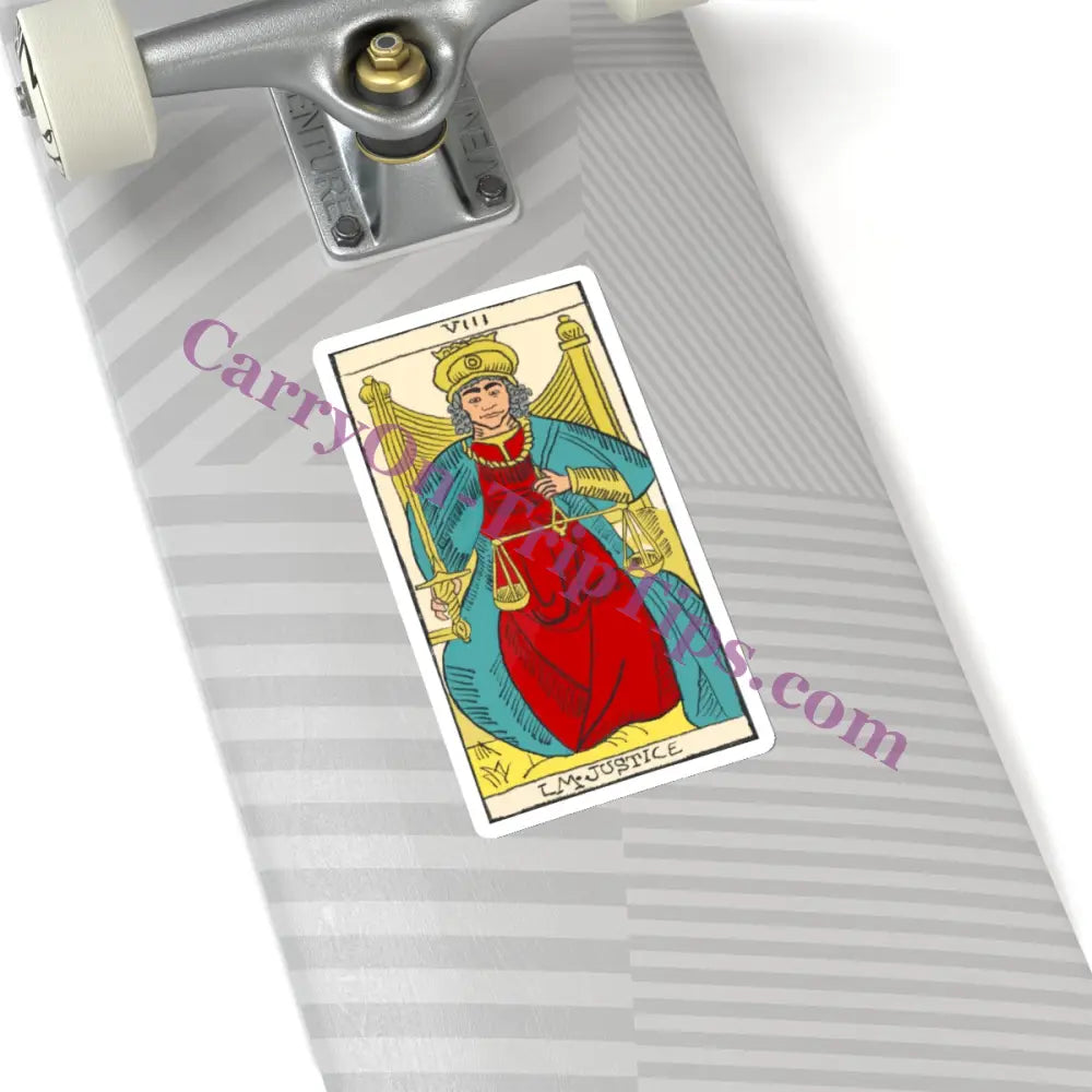 Tarot Card Justice - Nj Kiss-Cut Stickers Paper Products