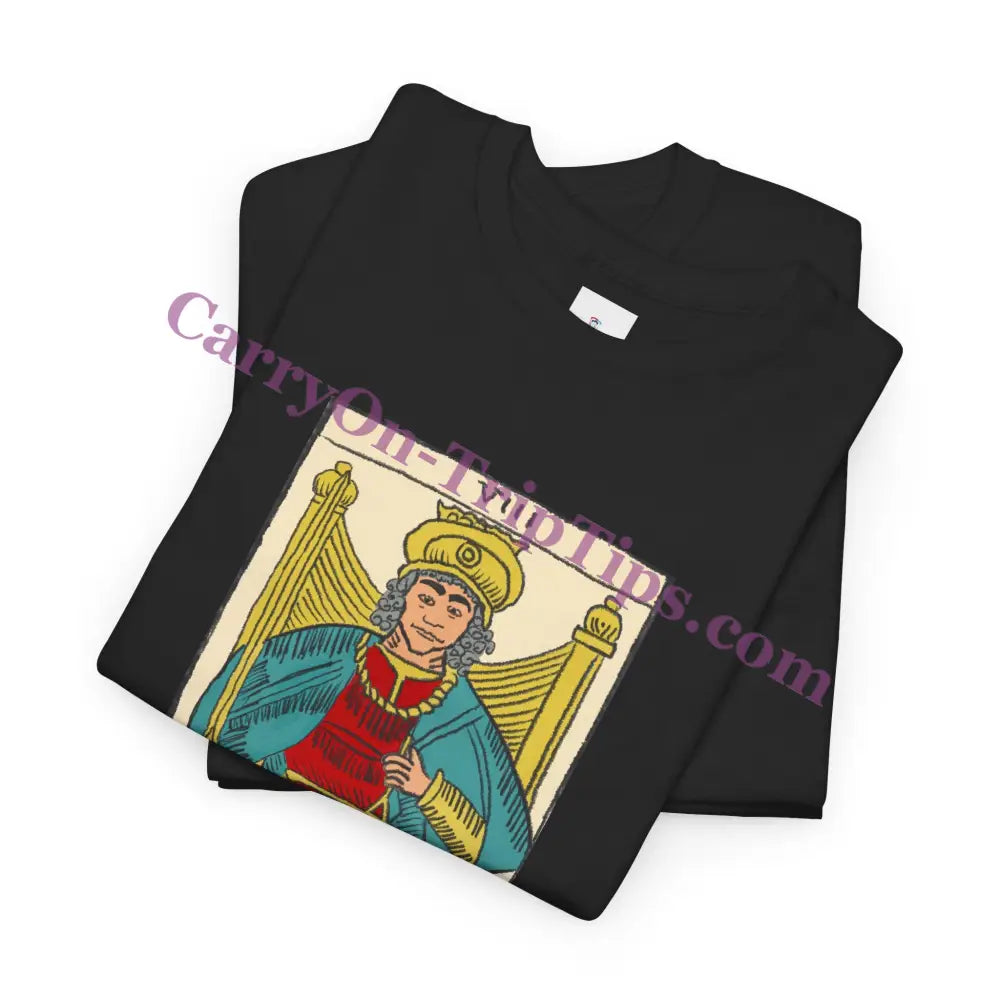 Tarot Card Justice - Unisex Heavy Cotton Tee T-Shirt