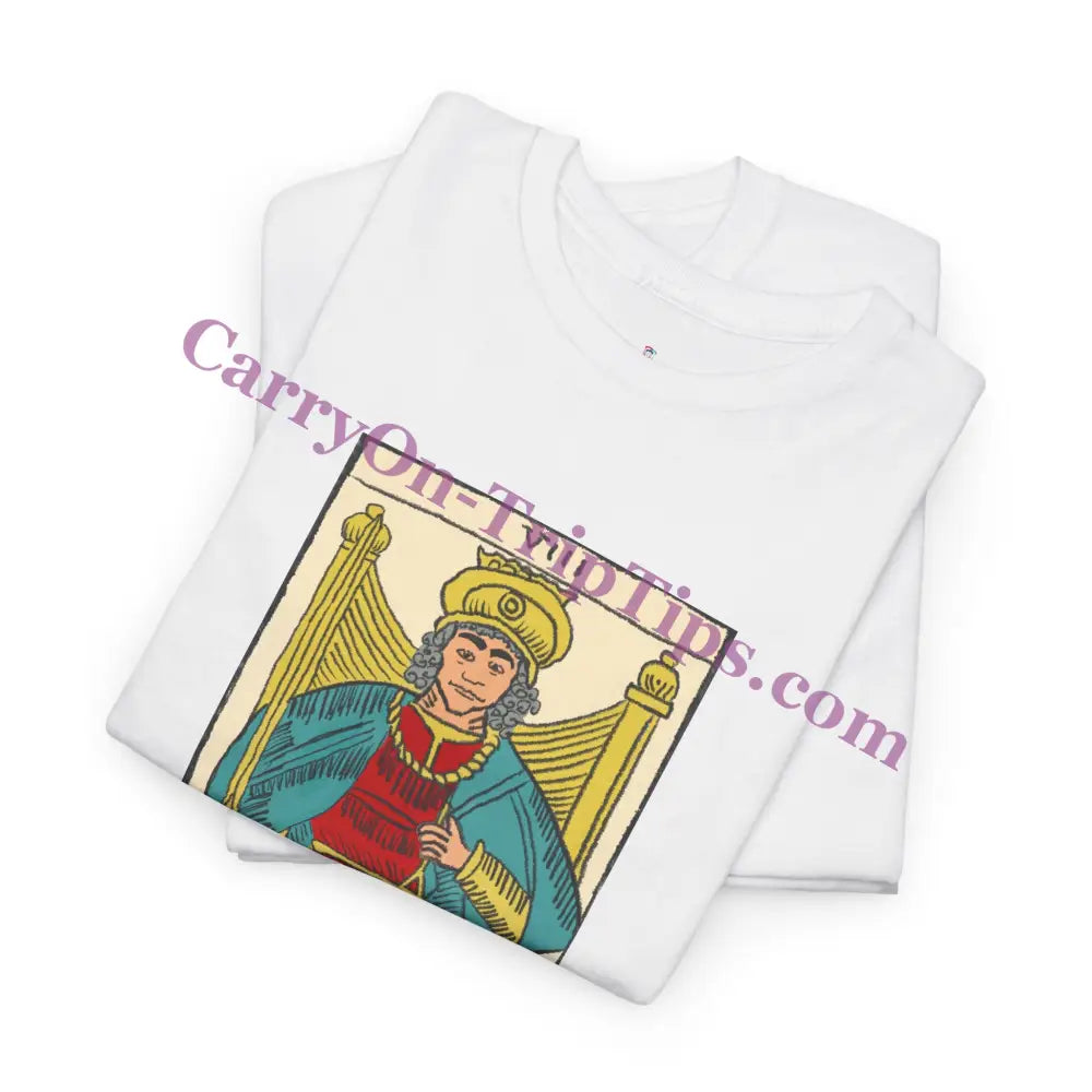 Tarot Card Justice - Unisex Heavy Cotton Tee T-Shirt