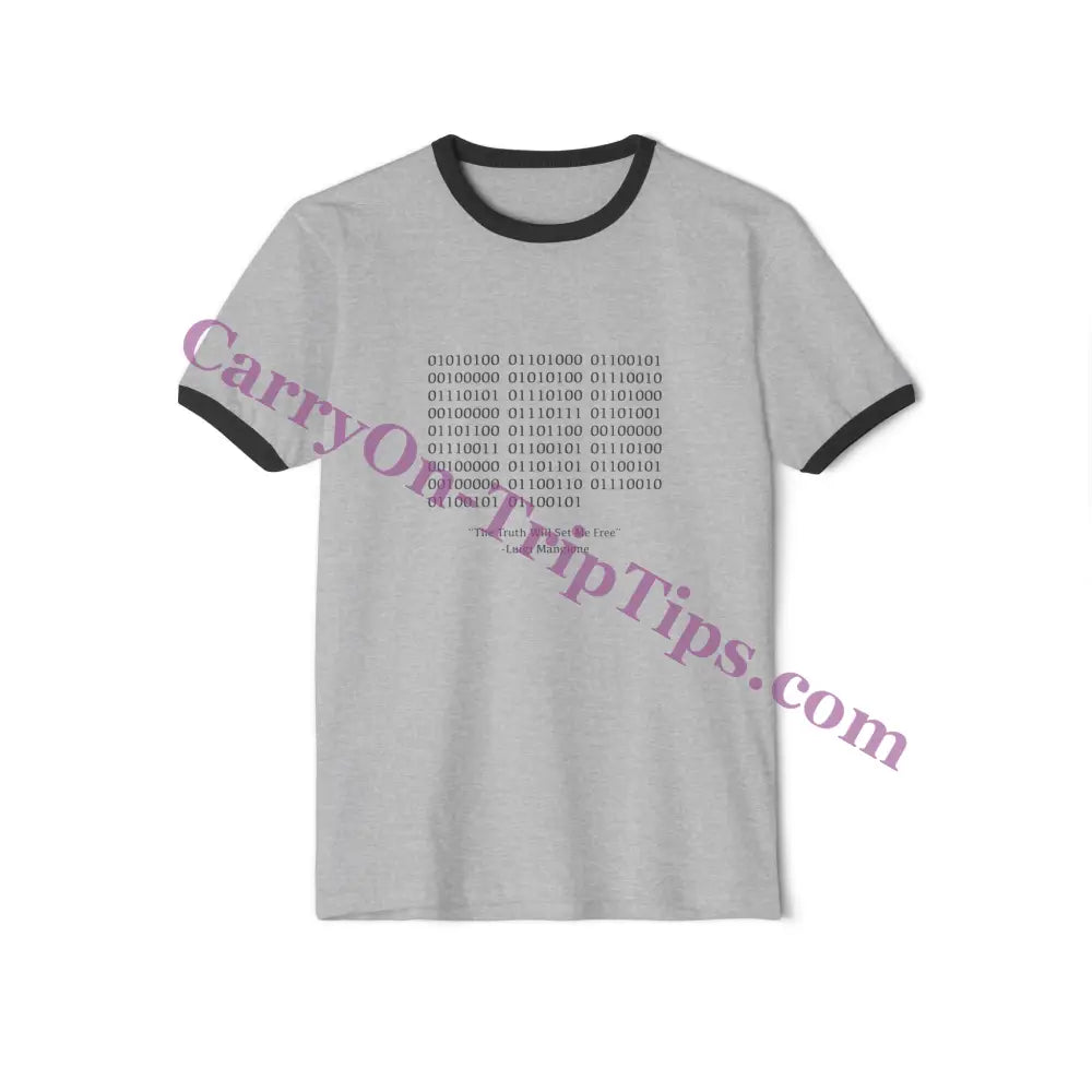 Throwback Binary T Heather Grey/Black / XS T-Shirt
