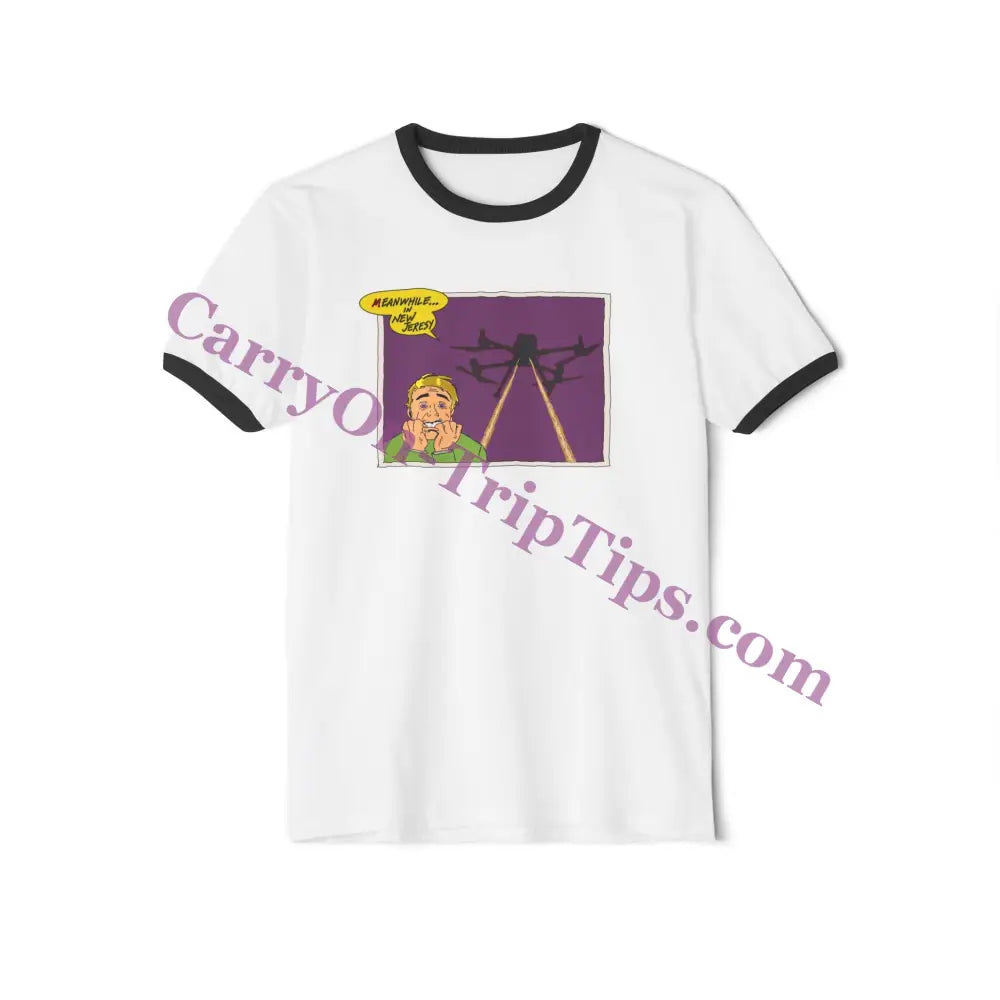 Throwback Meanwhile in NJ T White/Black / XS T-Shirt